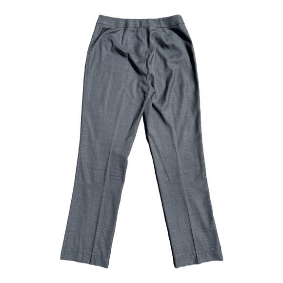 Lafayette 148 New York‎ Barrow Wool Stretch Straight Leg Pants Size 4 Gray - Picture 5 of 5